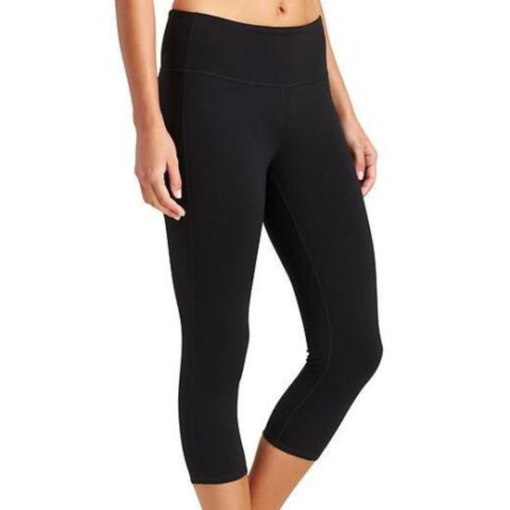 Athleta Chaturanga Capri Legging- Black - M - Picture 2 of 5